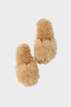 ETAM Zapatillas|Zapatillas tipo chanclas de tejido ultrasuave BEIGE